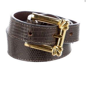 Kieselstein Cord Lizard Belt